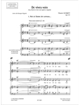 De Vives Voix Opus 131 - Florent Schmitt - Partition - Chœur